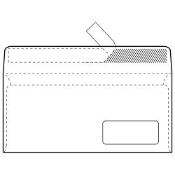 KUVERTA 11x23,PD,strip