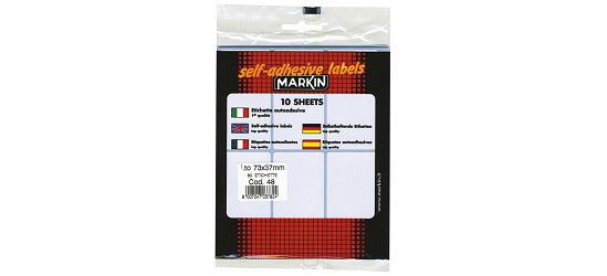 ETIKETE slep 73x37,Markin,6/list,pk10