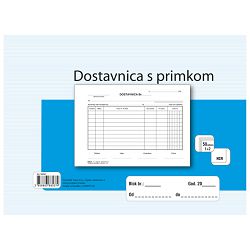DOSTAVNICA S PRIMKOM A5 150list