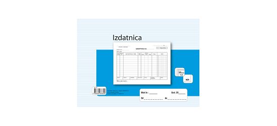 IZDATNICA A5 3x50list