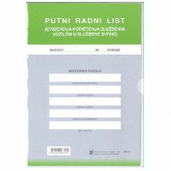 PUTNI RADNI LIST U PRIJEVOZU