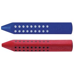 GUMICA faber castel grip 2001,crvena/plava,oblik olovke