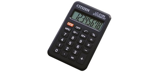 Kalkulator CITIZEN LC-210N 8mj