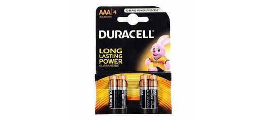 BATERIJA 1,5V AAA,LR03,4kom,Duracell